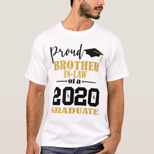 Trouwbroer van een afgestudeerde in 2020 t-shirt (Voorkant)
