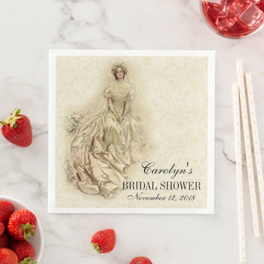 Trouwbruid Douche Traditionele kant Servetten (Insitu)