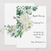 TROUWBRUILOFT MOOIE BLOMEN UITNODIGING (Voorkant / Achterkant)