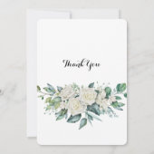 TROUWBRUILOFT MOOIE BLOMEN UITNODIGING (Achterkant)