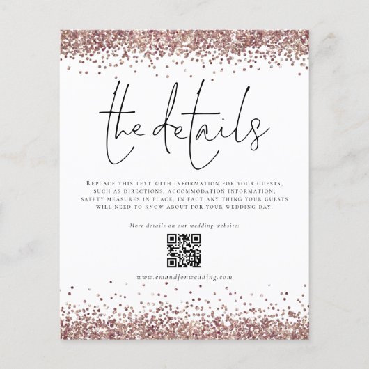 Trouwbudget Details QR-code Script Bijlage (Voorkant)