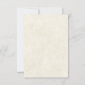 Trouwbudget Eucalyptus en goud  Kaart (Achterkant)