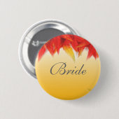 trouwcadeau, bruid of bruidegom knop ronde button 5,7 cm (Voorkant /achterkant)