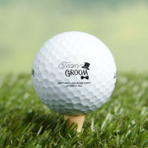 Trouwcadeau Bruidegom Team Bruiloft Golfballen