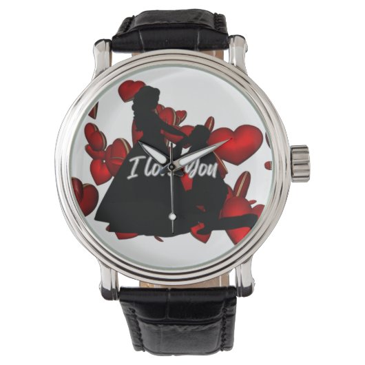 Trouwcadeau horloge voor mannen (Voorkant)