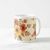 Trouwcadeau mok met bloemenprint (Voorkant rechts)