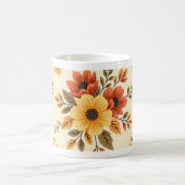 Trouwcadeau mok met bloemenprint (Center)