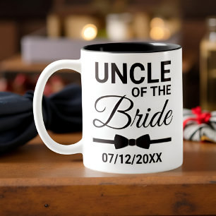 Trouwcadeau Oom van de Bruid Familie Tweekleurige Koffiemok