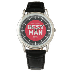 Trouwcadeau van de bruidegom voor de getuigen van  horloge