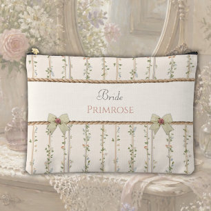 Trouwcadeau voor de bruid: bloemenzak voor make-up etui
