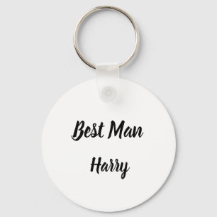 Trouwcadeau voor getuige Aangepaste naam Cadeaus T Sleutelhanger