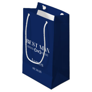 Trouwcadeau voor getuige van de bruidegom tas klein cadeauzakje