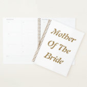 Trouwcadeau Voor Moeder Van De Bruid Goud Wit Planner (Display)