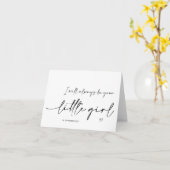 Trouwcadeau voor ouders van de bruid Mam Pap Kaart (Gele Bloem)