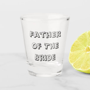 Trouwcadeau voor Vader van de Bruid Feestelijke Fa Shot Glas