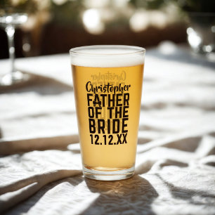Trouwcadeau voor Vader van de Bruid Glas