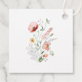 Trouwcadeau Wildflowerweide Welkomstgiftag Bedankjes Labels (Achterkant)