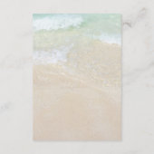 Trouwcadeauregister Bijlagekaart Zee en Zand Informatiekaartje (Achterkant)