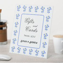 Trouwcadeaus en -kaarten van Bluebells Reclamebord Met Voetstuk