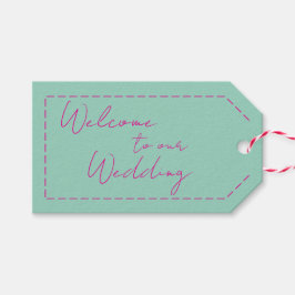 Trouwcadeaus met aangepaste naam minimalistisch cadeaulabel