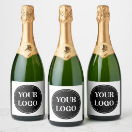 Trouwcadeaus op maat, Elegant, Huwelijksjubileumge Sparkling Wijnetiket