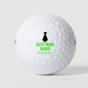 Trouwcadeaus voor de getuige van de bruidegom Groe Golfballen