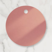 Trouwcadeautag Roze Blush Bedankjes Labels (Achterkant)