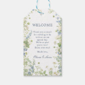 Trouwcadeautags voor wilde bloementuin cadeaulabel (Voorkant)