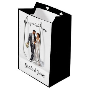 Trouwcadeautas Medium Cadeauzakje