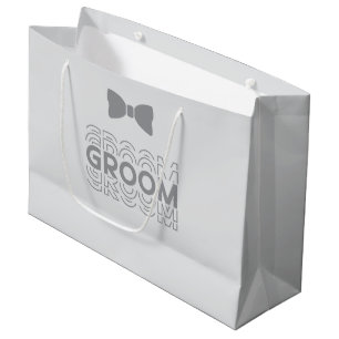 Trouwcadeautas voor de bruidegom groot cadeauzakje