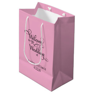 Trouwcadeautas Welcome Medium Cadeauzakje