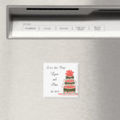 Trouwcake Save the Date Magneet (Insitu (Vaatwasser))