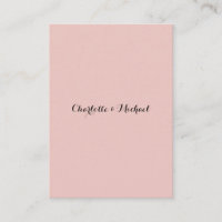 Trouwcalligrafie Elegante Roze Goud Eenvoudige Naa