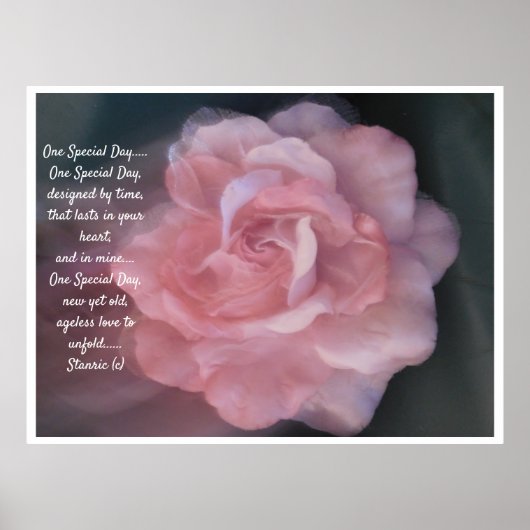 trouwcanvas poster (Voorkant)