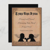 Trouwceremonie Aangepaste Save-the-Date Kaarten (Voorkant / Achterkant)