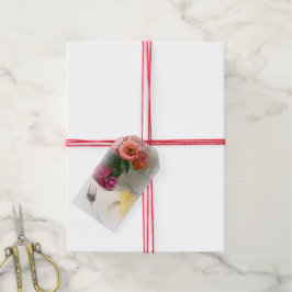 Trouwceremonie Zomer Bloemen Cadeaubijsluiter Cadeaulabel