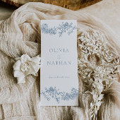 Trouwceremonieprogramma met vintage-elegantie