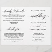 Trouwceremonieprogramma's Vouwprogramma's (Voorkant)