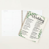 Trouwchecklist Planner Groene Eucalyptusbladeren  (Display)