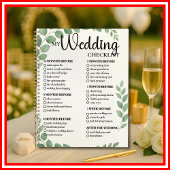 Trouwchecklist Planner Groene Eucalyptusbladeren
