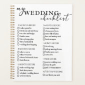 Trouwchecklist Planner Modern Elegant  (Voorkant)