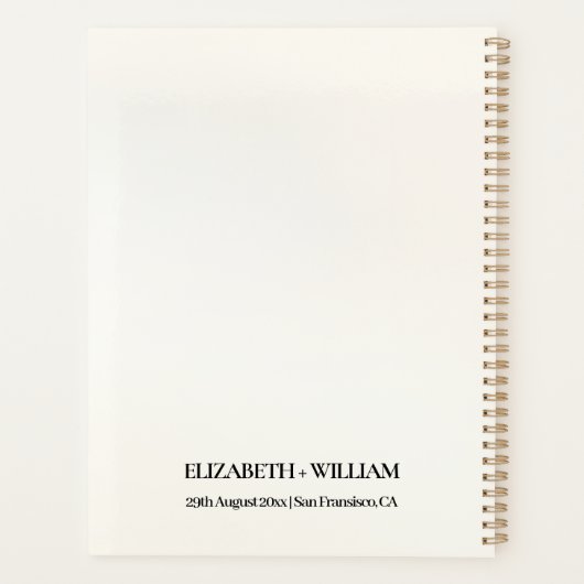 Trouwchecklistplanner Planner (Achterkant)