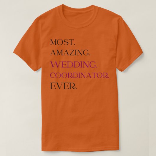 Trouwcoördinator planner meisje van de b t-shirt (Design voorkant)