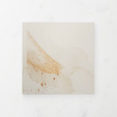 Trouwcrème Alles in één Emerald Green Roos Bloemen Drieluik Uitnodiging (Cover)