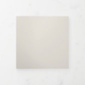 Trouwcrème Alles in één set Drieluik Uitnodiging (Cover)