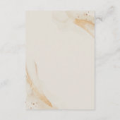 Trouwcrème Details Emerald Green Roos Bloemen Informatiekaartje (Achterkant)