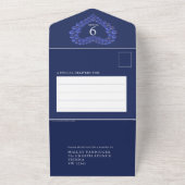 trouwdag 9 jaar feest all in one uitnodiging (Buitenkant)