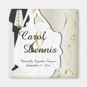 Trouwdag Aandenken voor die speciale dag Magneet