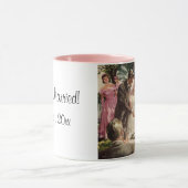 Trouwdag Bruid Bruidegom Jonggehuwden Snijden de T Mok (Midden)