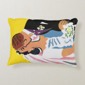 Trouwdag, bruid en bruidegom pasgetrouwd kussen (Achterkant)